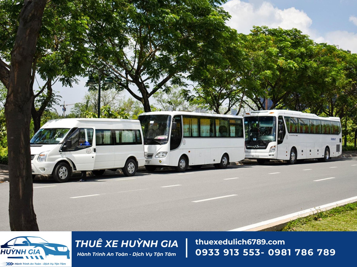 Bảng giá thuê xe 4-45 chỗ tại Gò Vấp giá tốt nhất